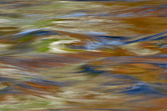 Autumn reflections on the Oxtongue River rapids