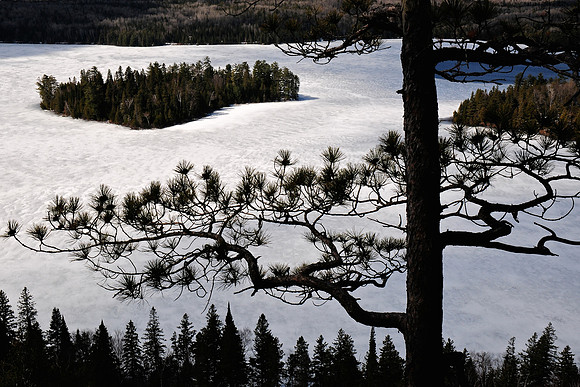 Spring breakup on Whitefish Lake, Centennial Ridges Trail