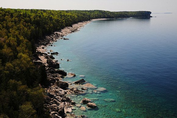 View from the Bruce Trail east of Halfway Log Dump