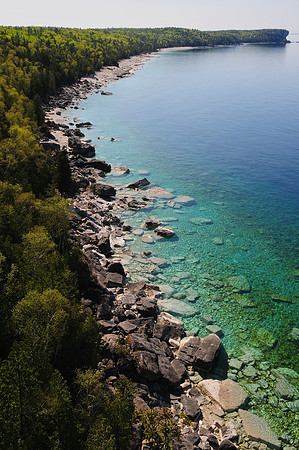 View from the Bruce Trail east of Halfway Log Dump