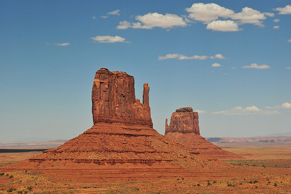 West Mitten Butte and East Mitten Butte, Monument Valley