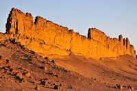 The volcanic dike south of Shiprock