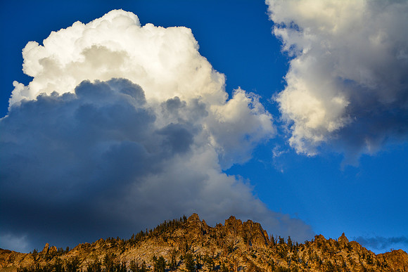 Clouds above Scenic Lake, Sawtooth Wilderness