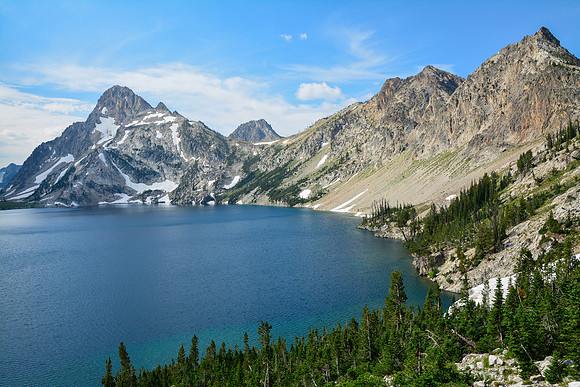 Mount Regan and Sawtooth Lake, Sawtooth Wilderness