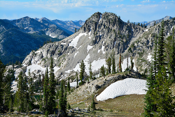 Peak 9296 west of Mount Everly, Sawtooth Wilderness
