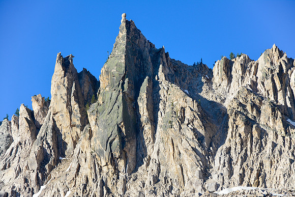 The Temple from below Cramer Divide, Sawtooth Wilderness