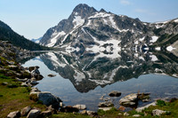 Mount Regan and Sawtooth Lake, Sawtooth Wilderness