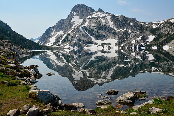 Mount Regan and Sawtooth Lake, Sawtooth Wilderness