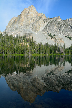 El Capitan from Alice Lake, Sawtooth Wilderness