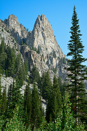 En route from Pettit Lake to Alice Lake, Sawtooth Wilderness
