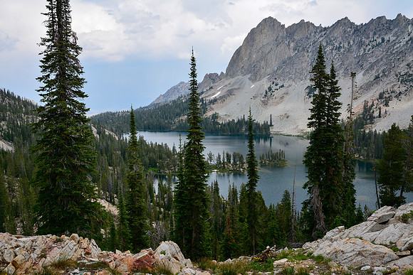 El Capitan and Alice Lake, Sawtooth Wilderness