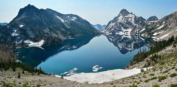 Alpine Peak, Mount Regan and Sawtooth Lake, Sawtooth Wilderness
