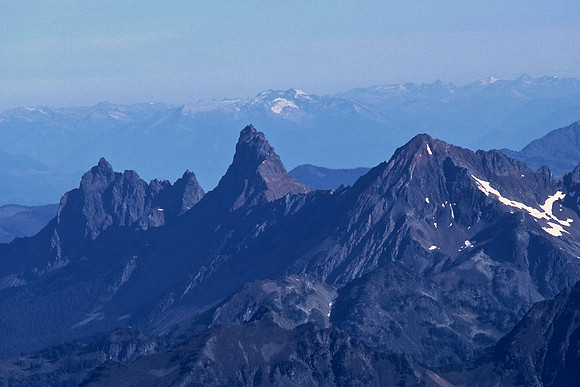 American Border Peak from the summit of Mount Shuksan