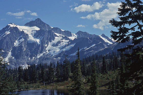 Mount Shuksan from Picture Lake
