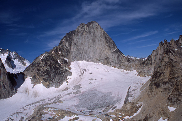 Bugaboo Spire from the summit of Eastpost Spire