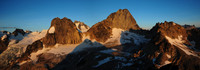 Bugaboos panorama from the summit of Eastpost Spire