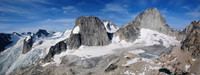 Bugaboos panorama from the summit of Eastpost Spire