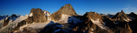 Bugaboos panorama from the summit of Eastpost Spire