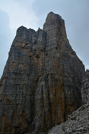 The Campanile Basso from the Via Bocchette, Brenta Dolomites