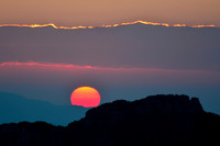Sunrise from above Rifugio Achille Papa, Piccoli Dolomiti