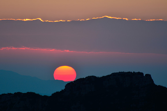Sunrise from above Rifugio Achille Papa, Piccoli Dolomiti
