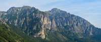 The Pasubio massif, site of the Strada delle 52 Gallerie (Road of 52 Tunnels), Piccoli Dolomiti