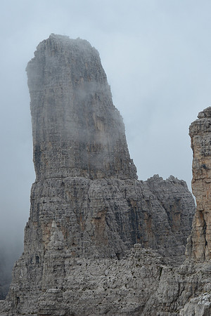 The Campanile Basso from the Via Bocchette, Brenta Dolomites