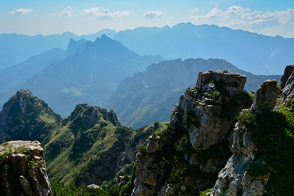 Monte Cornetto from the Strada delle 52 Gallerie (Road of 52 Tunnels), Piccoli Dolomiti