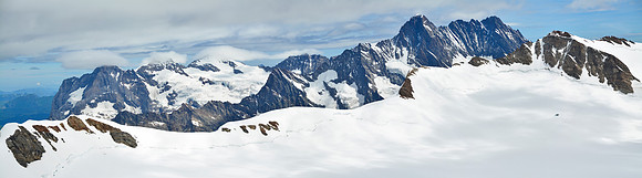 The Schrekhorn from the Mönchsjochhütte