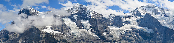 The Eiger, Mönch and Jungfrau