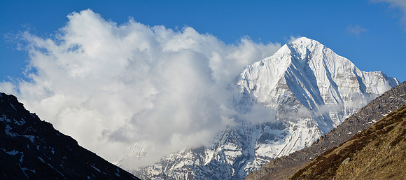 Kanjiroba Himal from Snowfields Camp