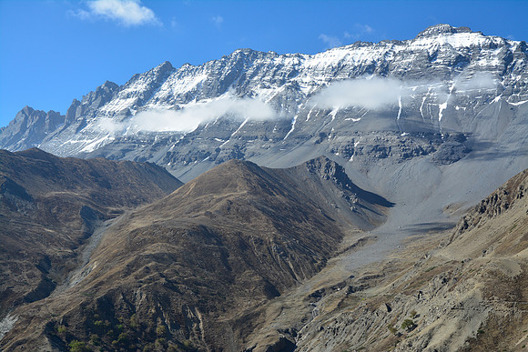 The mountains south of Sangda