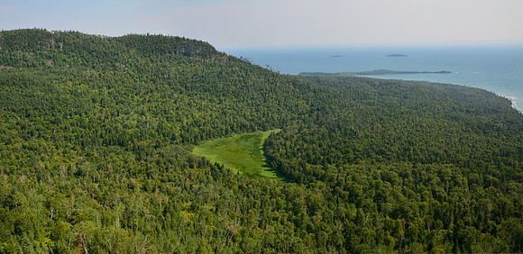 Looking east from the top of the Giant, Sleeping Giant Provincial Park