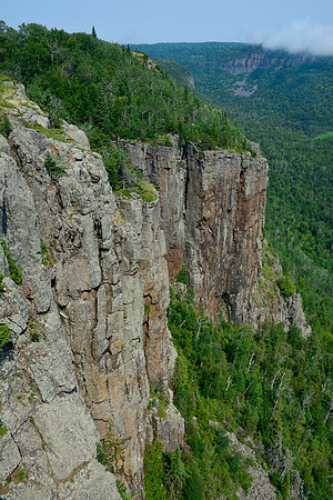 The cliffs on the southeast side of the Giant, Sleeping Giant Provincial Park