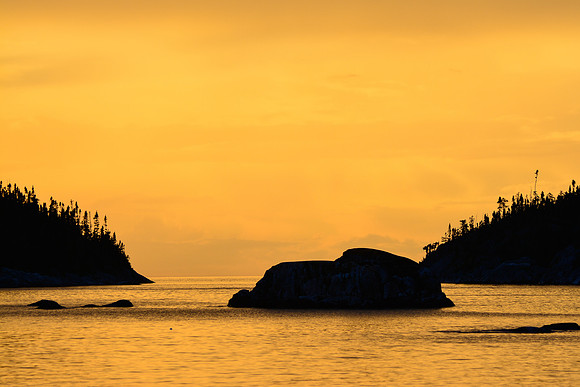 Sunset at Fisherman's Cove, Pukaskwa National Park
