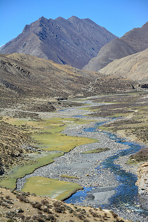 The Panzang Khola south of Tinje