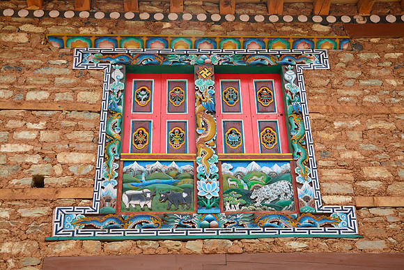 The window of a house in Riingmo