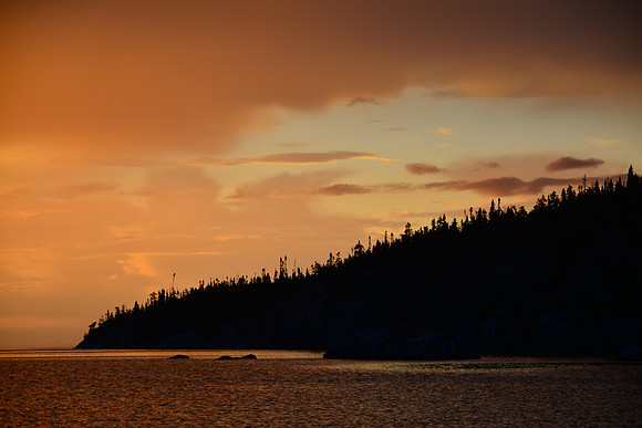 Sunset at Fisherman's Cove, Pukaskwa National Park