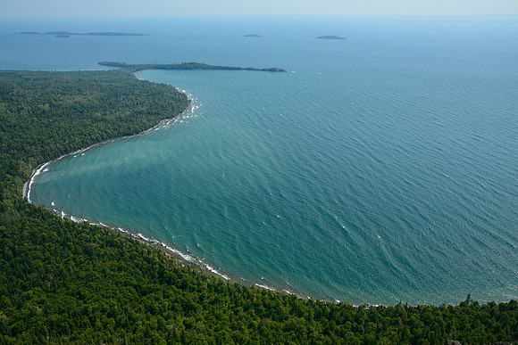 Lehtinen's Bay from the top of the Giant, Sleeping Giant Provincial Park