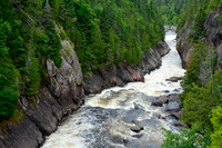 Chigamiwinigum Falls on the White River, Pukaskwa National Park