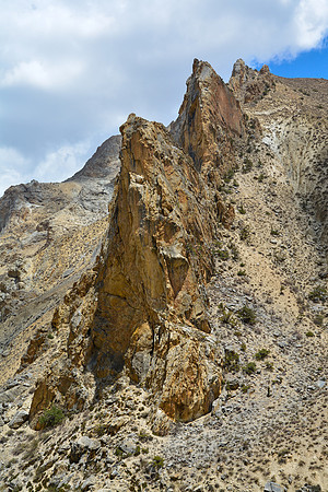 Cliffs along the Musi Khola below Mischagaon