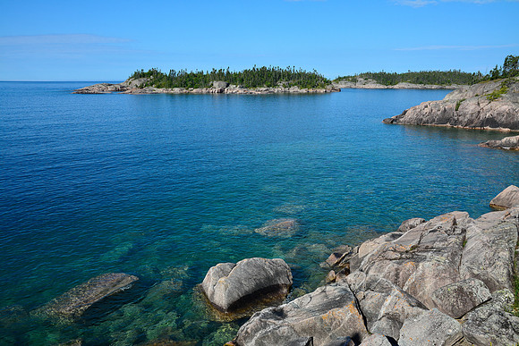 The small bay just north of English Fishery Harbour, Pukaskwa National Park