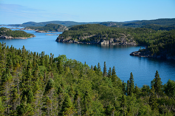 The bay just south of Simons Harbour, Pukaskwa National Park