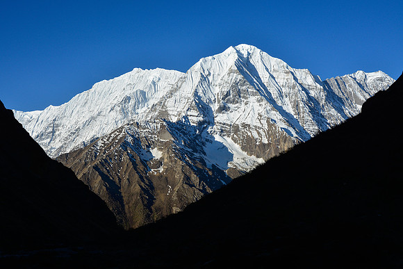 Kanjiroba Himal from Lar Tsa Camp