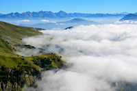Val Badia from the crest of the Subuccio