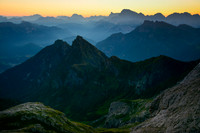 Sunrise from Rifugio Mulaz