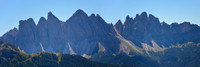 The Odle from below Rifugio Plose