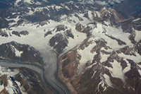 Flight over the Himalaya from Delhi to Leh