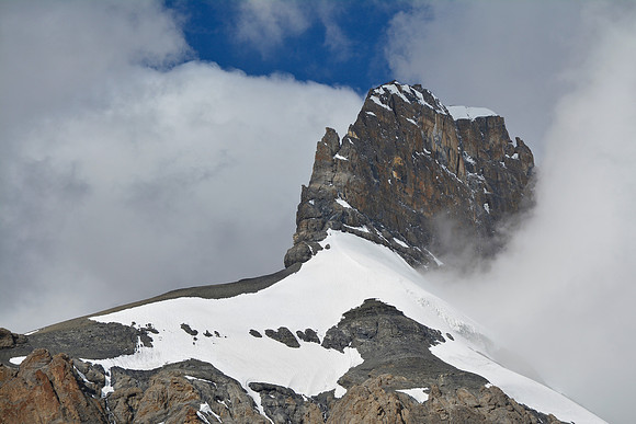 The peak above the Singge La, Lamayuru to Tso Moriri Trek