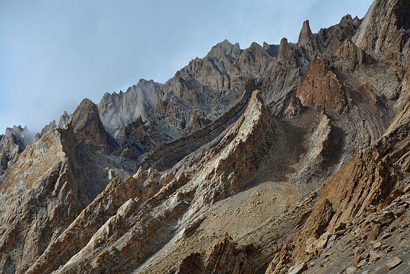 Mountains above the Chang Chu, Lamayuru to Tso Moriri Trek